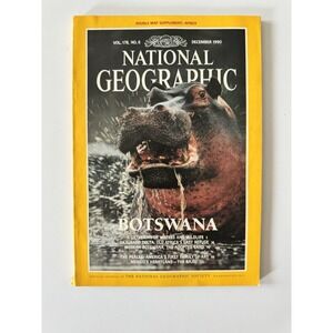National Geographic‎ Magazine December 1990 Vol 178 No 6 Botswana Africa